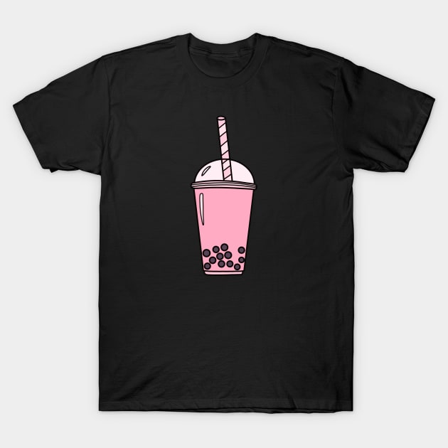 Bubble Tea T-Shirt by Kelly Louise Art